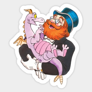 Dreamfinder and Figment Sticker